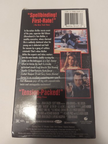 Ransom (VHS, 1997) Sealed - Picture 2 of 6