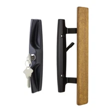 Lanai Sliding Glass / Patio Door Handle Pull Set- Factory Seconds - Black