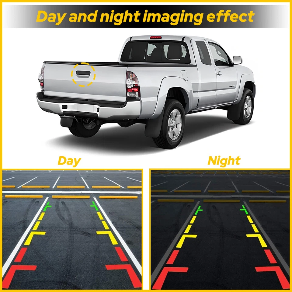 Manija del portón trasero con cámara de reversa para Toyota Tacoma 2005-2014 2006 2007 2008 09 Foto 3 de 4