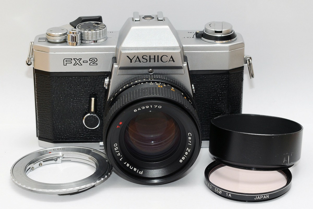 CARL ZEISS PLANAR 50mm f/1.4 CY LENS Contax with Yashica FX