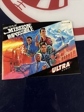 Mission Impossible Nintendo NES Manual Instruction Booklet Only