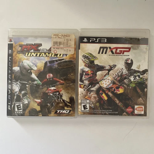 MXGP The Official Motocross Videogame PlayStation 3,And MX vs ATV untamed