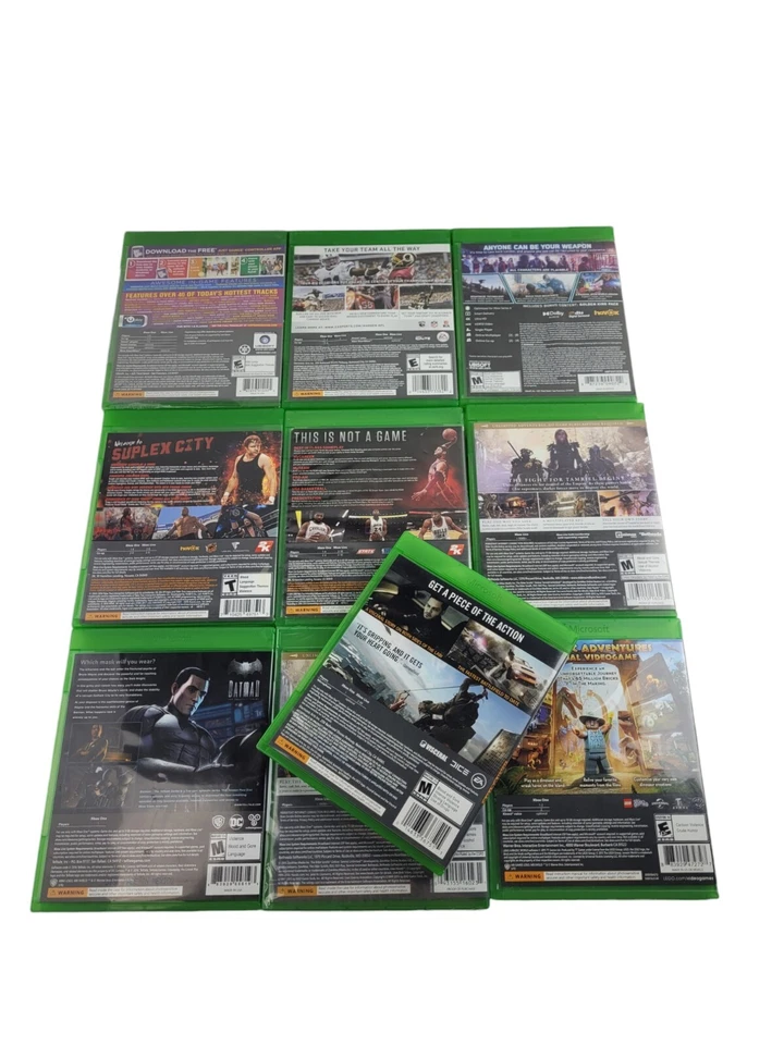 Lote de 10 Juegos Xbox One Battlefield Hardline, Watch Dogs Legion, Batman y Más Foto 3 de 4