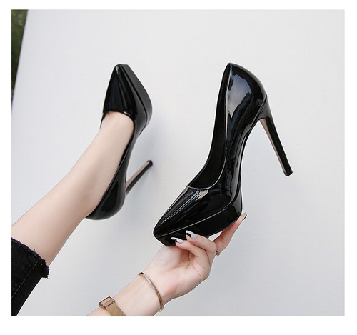 Womens Platform Pumps Office Fashion Pointed Toehigh Heels Slip On Formal  Shoes | eBay
