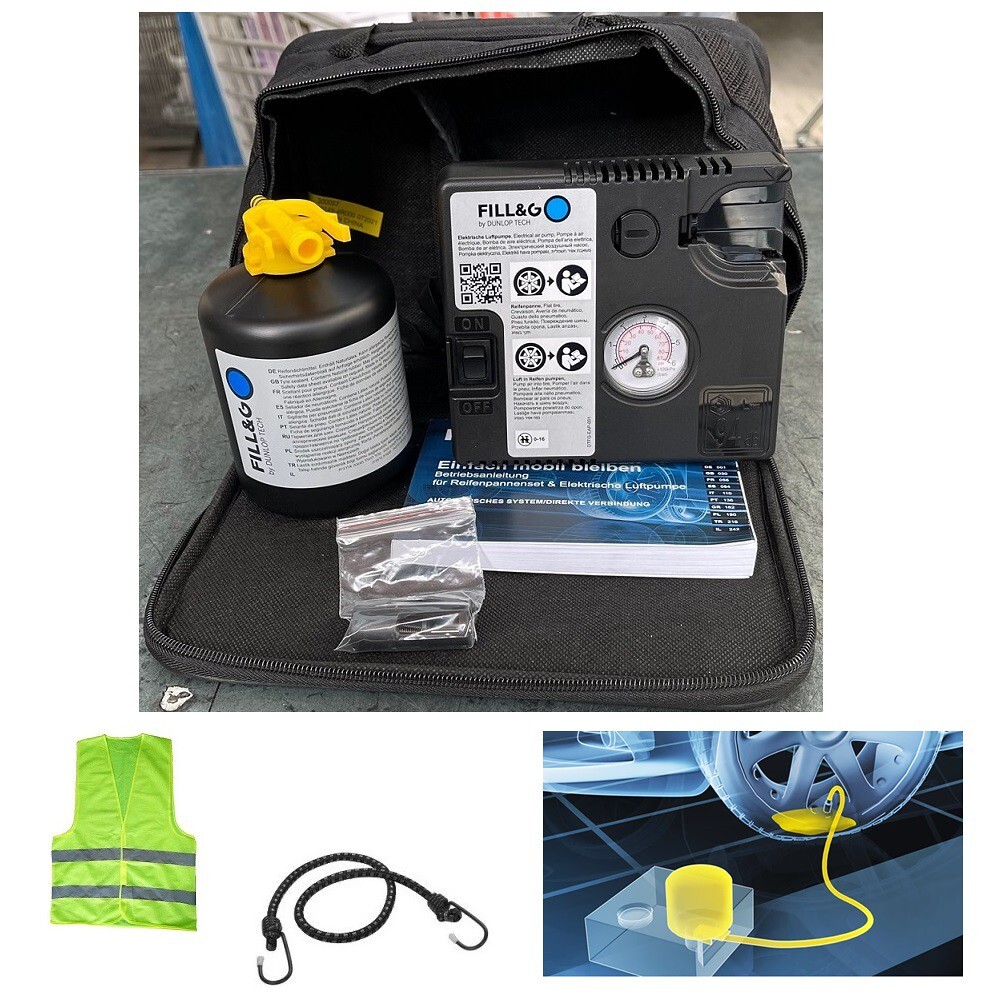 Kit Emergenza Gomme Audi A5 5P 620ml - Addio Ruota di Scorta Pesante - 1