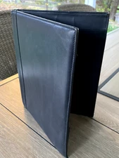 TUMI Black Leather Portfolio / Padfolio (Bellagio) +FAST SHIPPING!