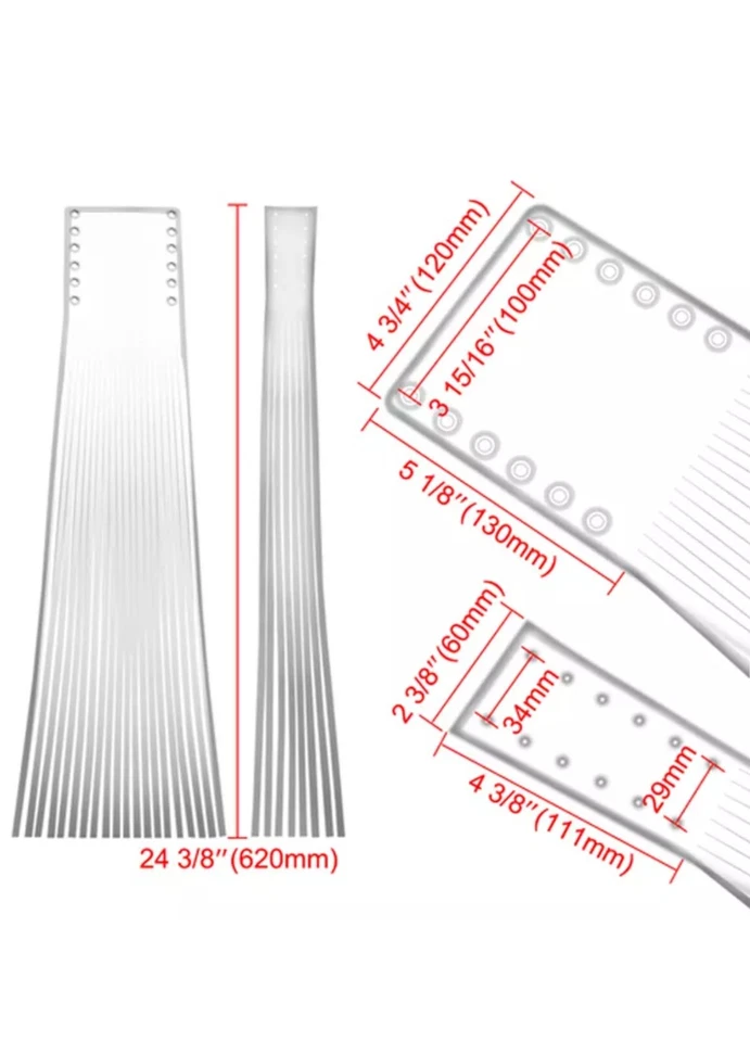 Motorcycle Brake Lever Fringe Cover Leather Hand Grips Tassel Harley Cruiser 11 - Image 2 of 2