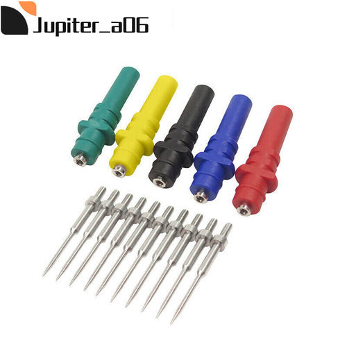30PCS Multimeter Silicone Test Lead Kit 14AWG Alligator Clip Test Probe 100CM - Picture 7 of 10