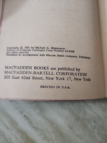 The Eichmann Kommandos (1961); Michael A. Musmanno; MacFadden Vintage Paperback - Picture 5 of 5