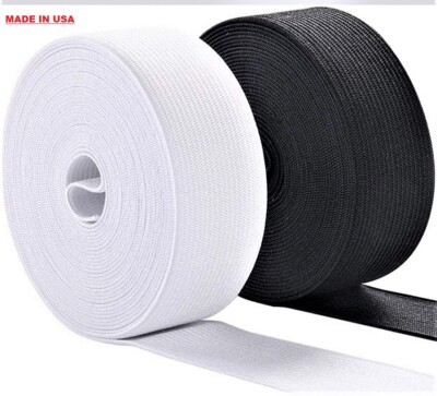  Elastic 2''inch Wide (10 yard) of Heavy Stretch High Elasticity . MADE IN USA