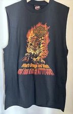 2001 HARLEY DAVIDSON LOMA LINDA CALIFORNIA SLEEVELESS SHIRT  TANK LARGE NWT