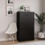 mainstays classic 5 drawer dresser, black oak finish laminated particleboard