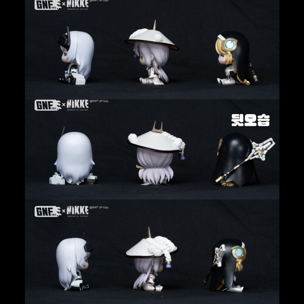 【海外限定】NIKKE BABY BOOM キャラクターフィギュア 7種セット Goddess of Victory Nikke Baby Boom Toy Figure Scarlet