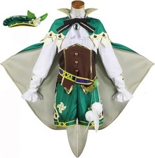Venti Cosplay Halloween Costume Set Venti Green XL