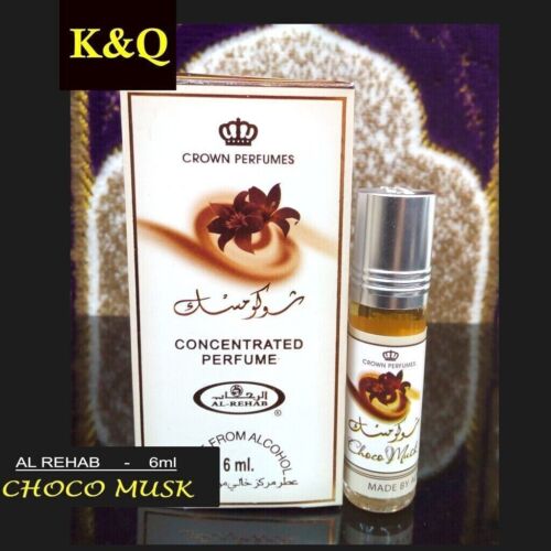 Huile de parfum Choco Musk 6 ml par Al Rehab - Photo 1/10