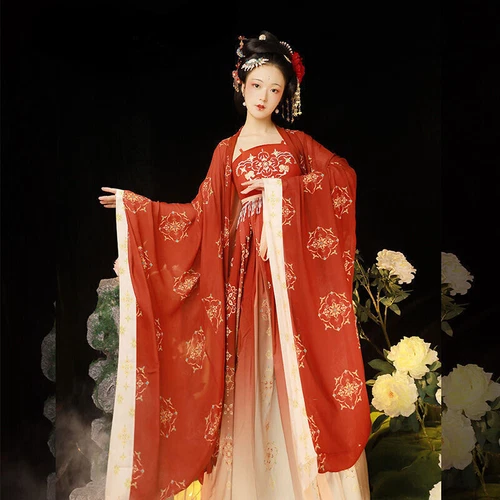 Women Chinese Traditional Hanfu Embroidery Dress Ancient Costumes Robe Clothes - Picture 16 of 27
