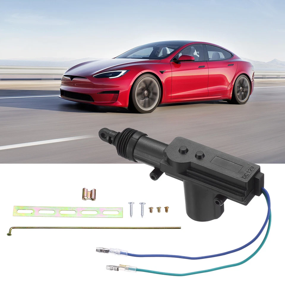 4x Universal Car Auto Heavy Duty Power Slave Door Lock Actuator Motor 2 Wire 12V - Image 2 of 4