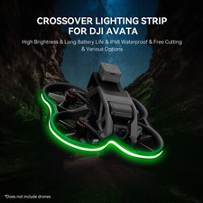 Light-emitting light strip for DJI Avata drone night flight warning light strip