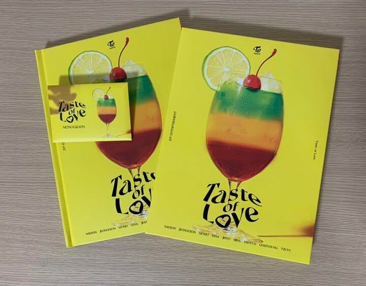 TWICE TASTE OF LOVE MONOGRAPH 150 page Photo Book 9 Photo