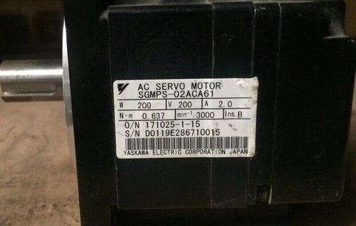Servomotor One Yaskawa SGMPS-02ACA61 SGMPS02ACA61 nuevo en caja envío acelerado - Imagen 2 de 2