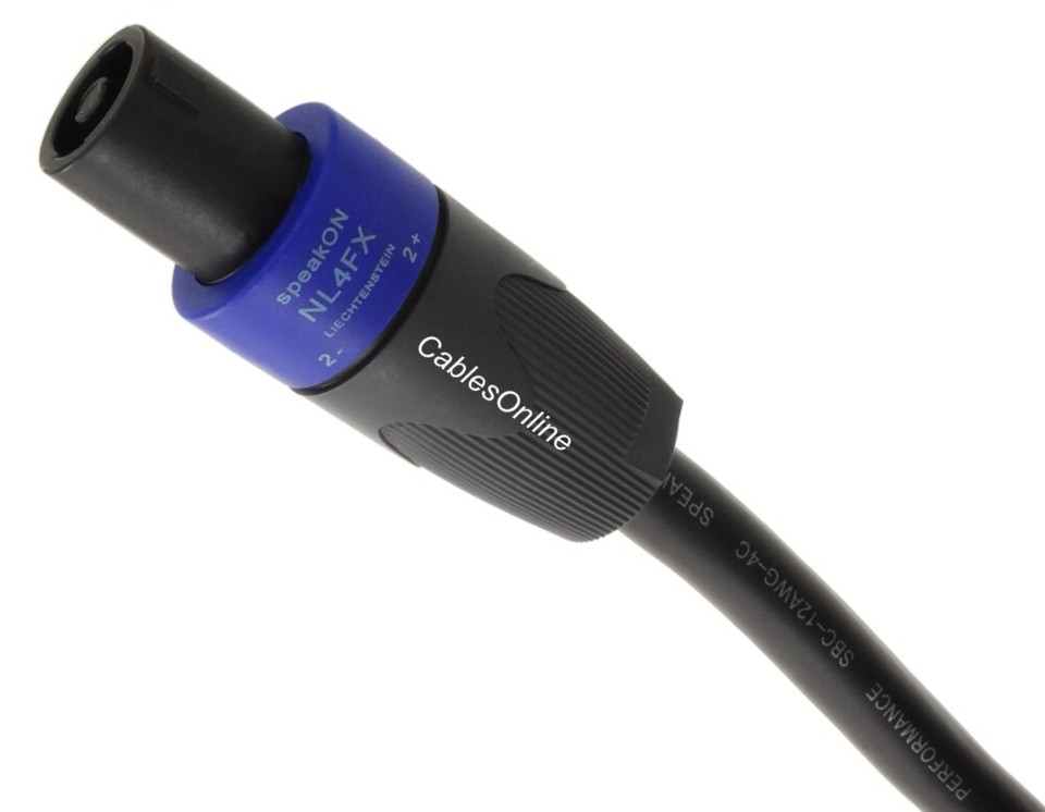 Cavo Altoparlante Audio Per Kirlin SpeakOn 4C/12AWG NL4FX Pro Con - Foto 9