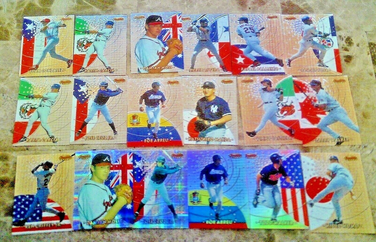 1997 BOWMAN BEST INTERNATIONAL SET 2 ATOMIC REFRACTORS +2 REF+14 