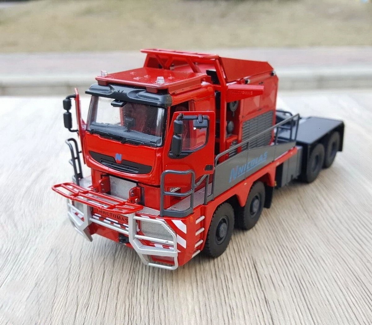 1/50 Scale Nicolas Tractomas Tractor Truck Red Diecast Model Toy