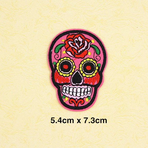 8Pcs Punk Patches, Iron on Punk Rock Patches, Skull Patches, Assorted Color - Picture 8 of 12
