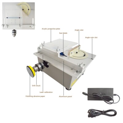 110V 96W T5 Miniature Table Saw DIY Woodworking Cutting Machine