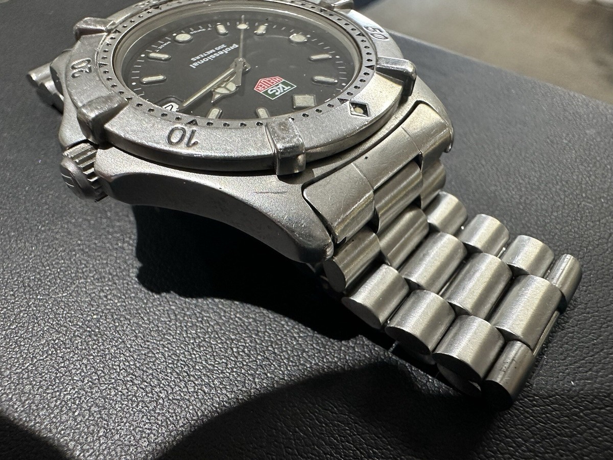 Vintage Tag Heuer 2000 Professional, Ref. WE1110-R, 90's, 38mm | eBay Vintage Tag Heuer 2000 Professional, Ref. WE1110-R, 90's, 38mm | eBay