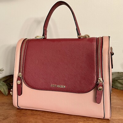 STEVE MADDEN ハンドバッグ Amazon.com: Steve Madden BMEZZA Quilted Messenger Bag, White