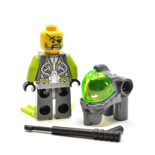 Atlantis Diver, Ace Speedman, 8077 8075 8057 atl005 LEGO® Minifigure Figure - Picture 4 of 4