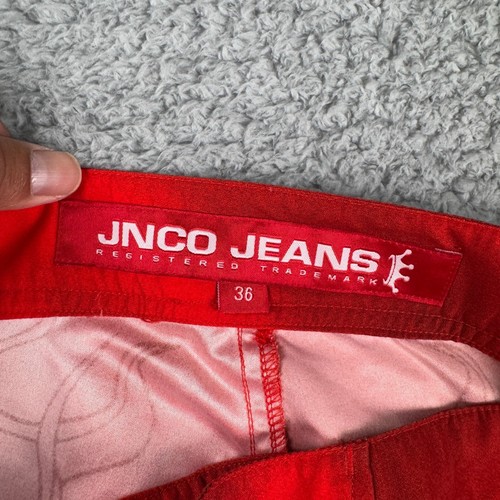 Vintage JNCO Jeans 36 Red Dragon Swimming Shorts Super Rare Swim Shorts Y2K 90s - Picture 5 of 9