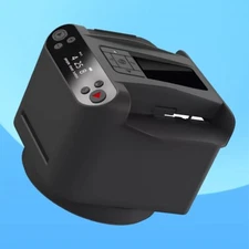 2-in-1 Automatic Card Shuffler & Dealer Machine 360° Rotating 2 Decks Card BLACK