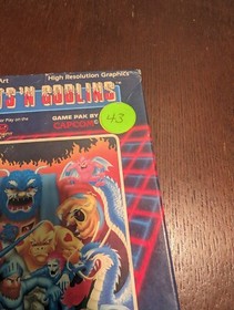 Ghosts 'n Goblins (Nintendo Entertainment System, 1986) NES - Ex Rental Copy