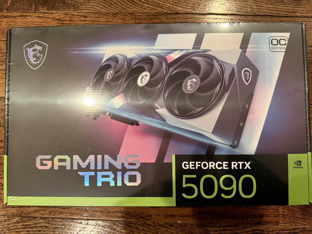 MSI GeForce RTX 5090 32G GAMING TRIO OC GDDR7 - IN HAND MSI GeForce RTX 5090 32G GAMING TRIO OC GDDR7 - IN HAND