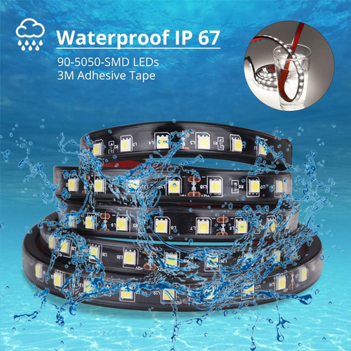 2PCS 60” White LED Light Strip Kit for Truck Bed Cargo Boat Pickup RV SUV Waterp - Picture 4 of 12