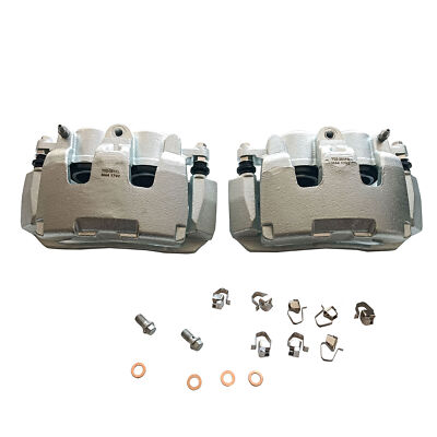 Pair Front Brake Calipers w/ Bracket for 07-21 Ram Dodge Durango Chrysler Aspen