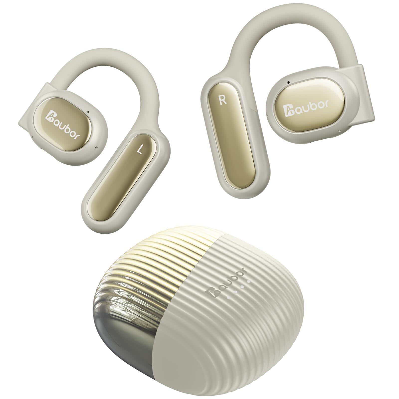 AUBOR Open Ear Wireless Bluetooth Earbuds with ENC for Clear Calls