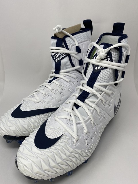Nike Force Savage Elite TD Size 12 Football Cleats White Navy 857063-155 for sale online | eBay