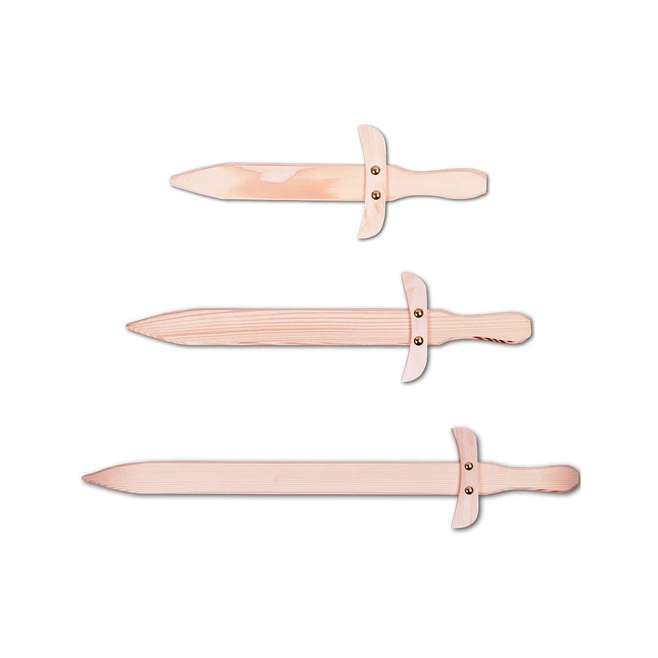 DEVOLO Holzschwert Schwert Dolch aus Fichte Mittelaltermarkt