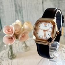 Tory Burch TBW5101 Watch Pink Gold Silver Timepiece Genuine Authentic