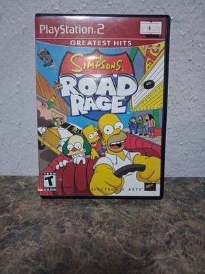 The Simpsons Road Rage (PS2) Greatest Hits CIB. Tested Works.