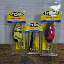 Storm Fishing Lures Lot Of 3 Chug Bug Wiggle Wart  Fishing Hooks Z