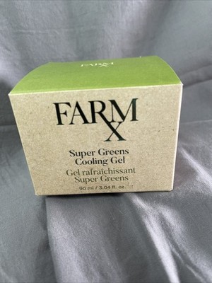 FARM X SUPER GREEN Cooling Gel 90 ML/3.04 FL. OZ NEW SEALED Avon