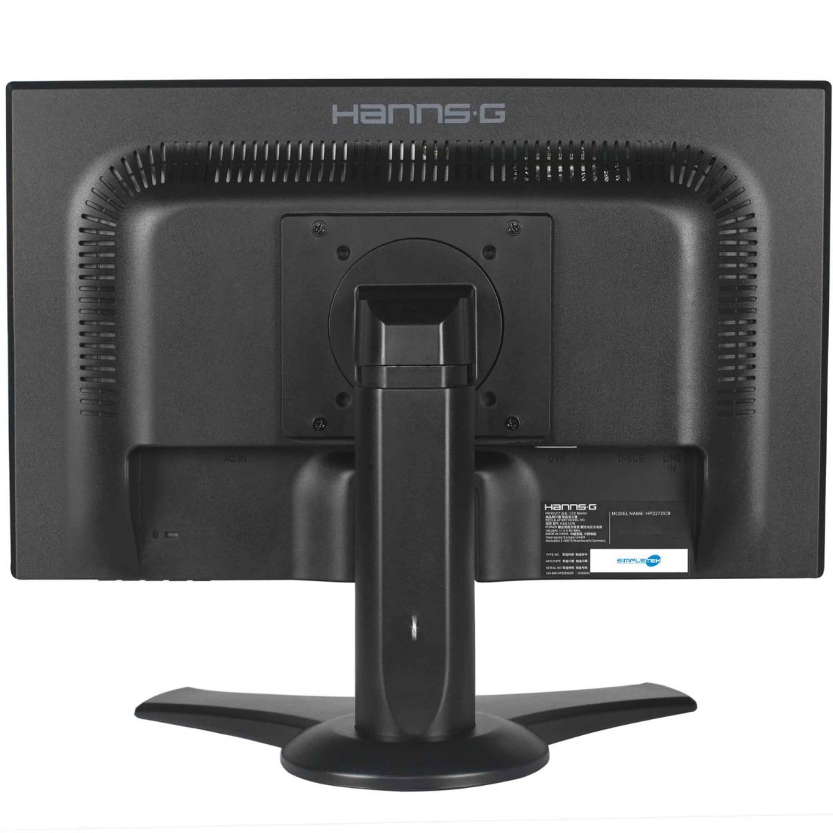 HANNS.G 21,5" FULL HD MONITOR LCD 22" 16:9 DVI VGA AUDIO SCHERMO COMPUTER PC foto 5
