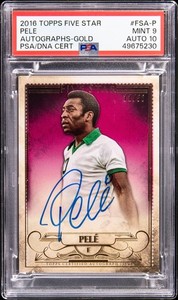 その他 PELE auto topps psa 9 2024 Prizm Copa America Pelé PSA 9 Auto 10 Signed Card | eBay