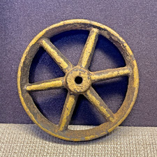 ANTIQUE CAST IRON TOY WAGON WHEEL 2 7/8" L2