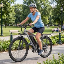 Electric Bike for Adults 720W 26" Tire 50Miles E-bike 7-Speed Dual Brake 25Mph