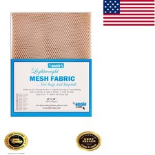 Stretchy Lightweight Mesh Fabric 54 Inches x 18 Inches - Natural Tone